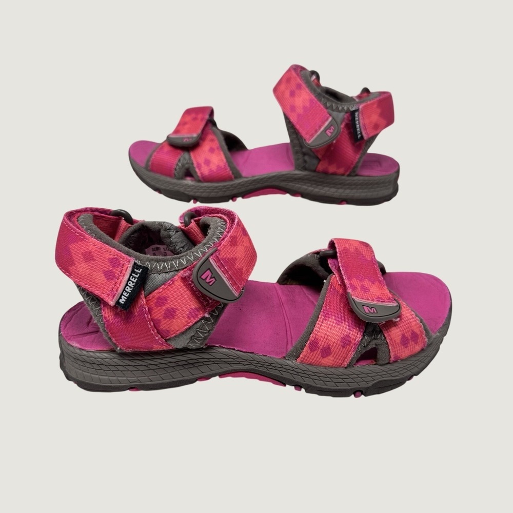 Merrell Surf Strap Sandals Kids 12M Pink Outdoor Hiking Sport Shoes